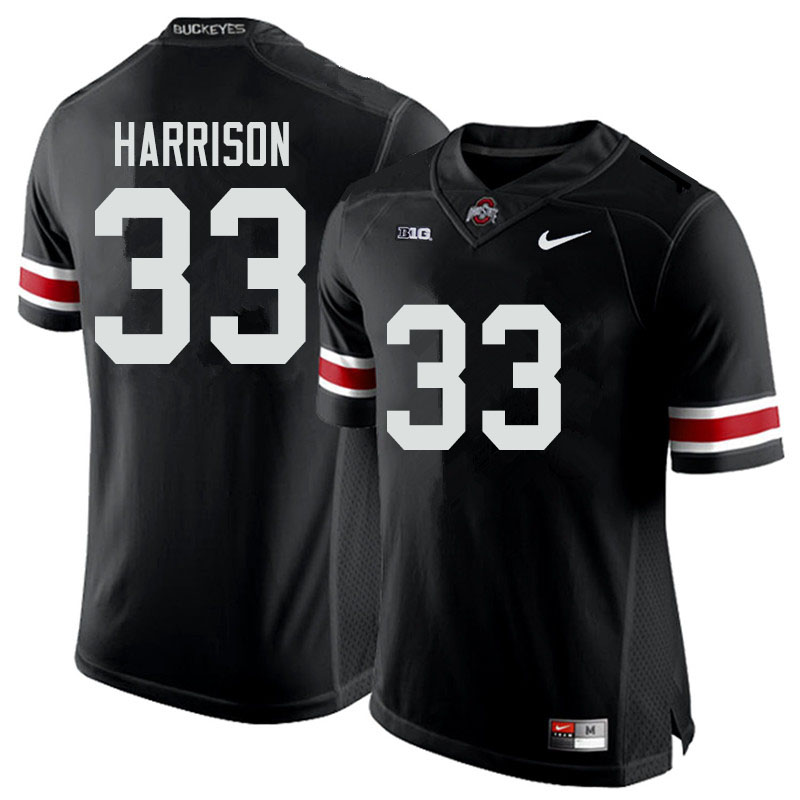 Ohio State Buckeyes #33 Zach Harrison College Football Jerseys Sale-Black